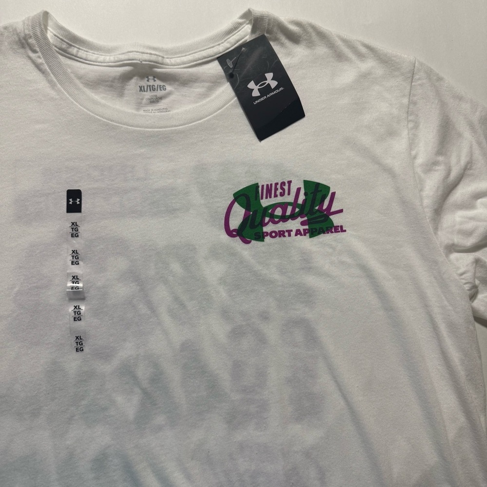 Under Armour Graphic T-Shirt
Size XL, Brand New with Tags